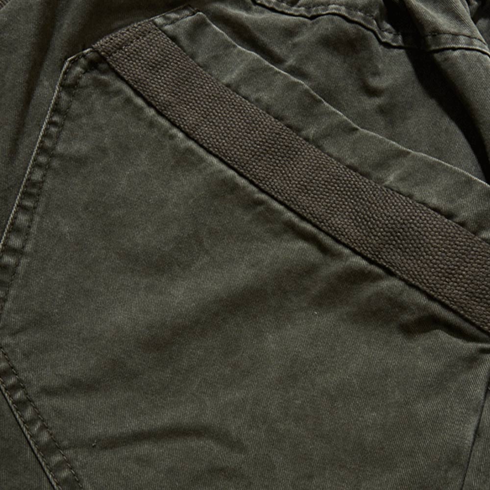 アメカジ　パッチワーク風カーゴパンツ