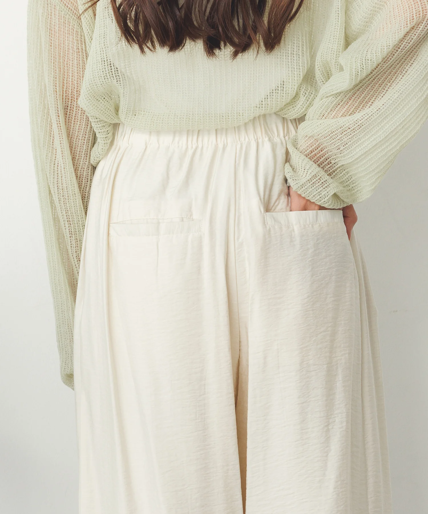 ヴィンテージクロス ワイドパンツ