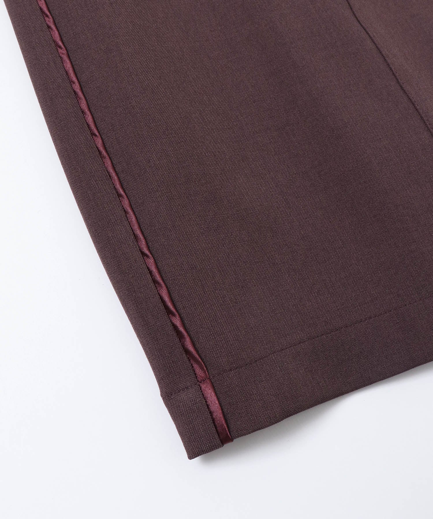 サイドライン ワイドストレートパンツ