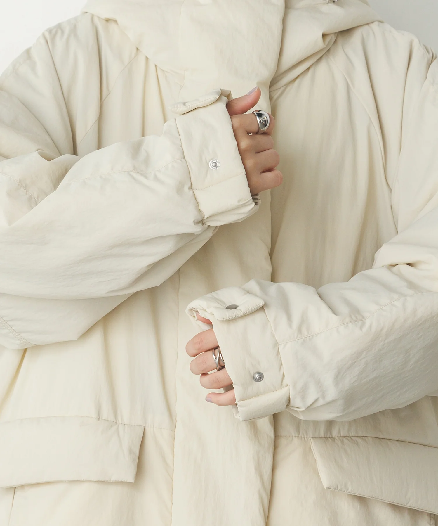 中綿ミディアム フードコート