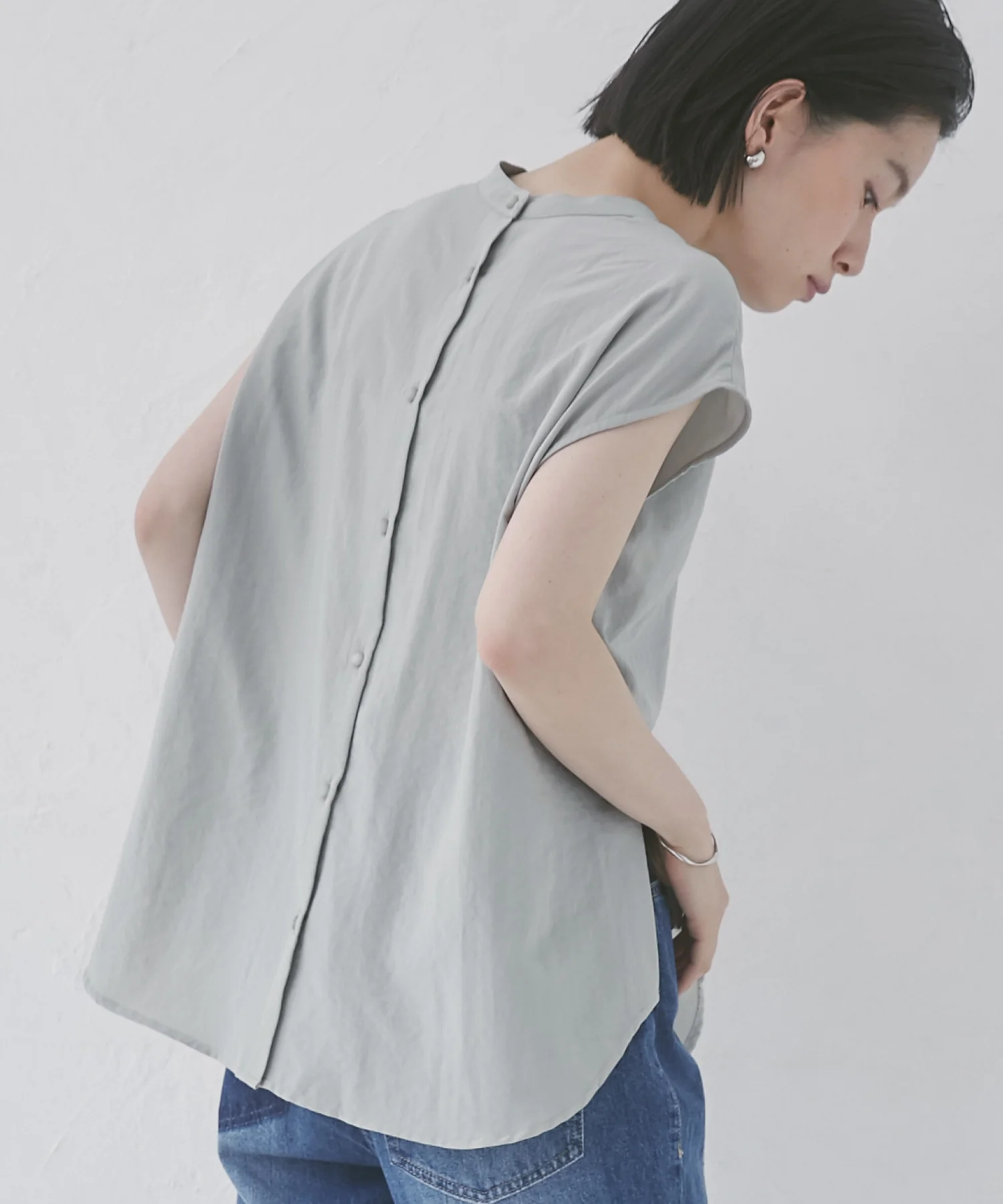 フレンチスリーブシャツ