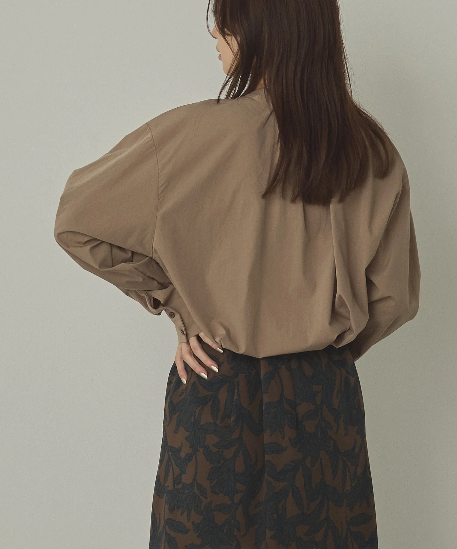 2WAY ボウタイブラウス