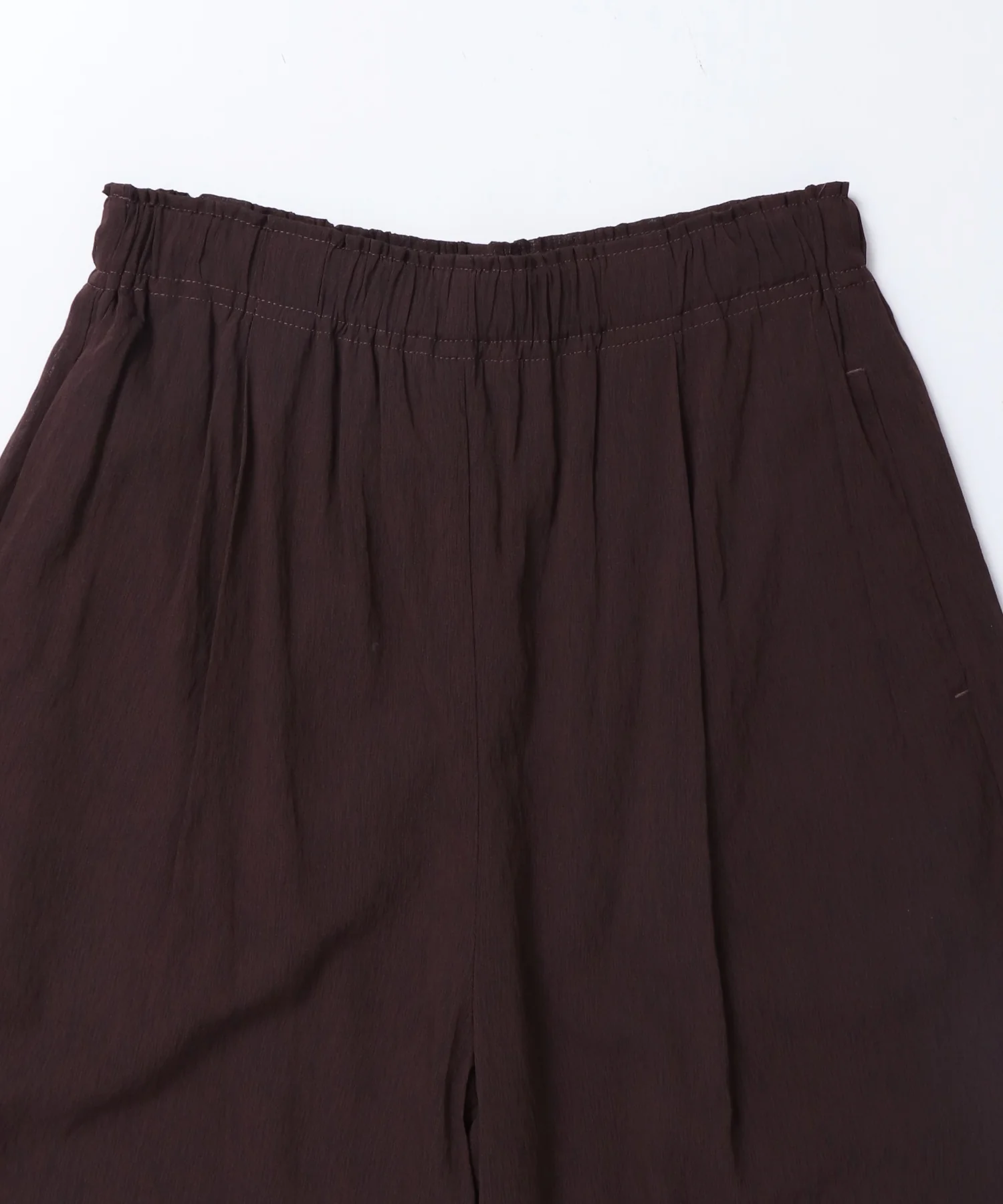 シアー ストレートパンツ