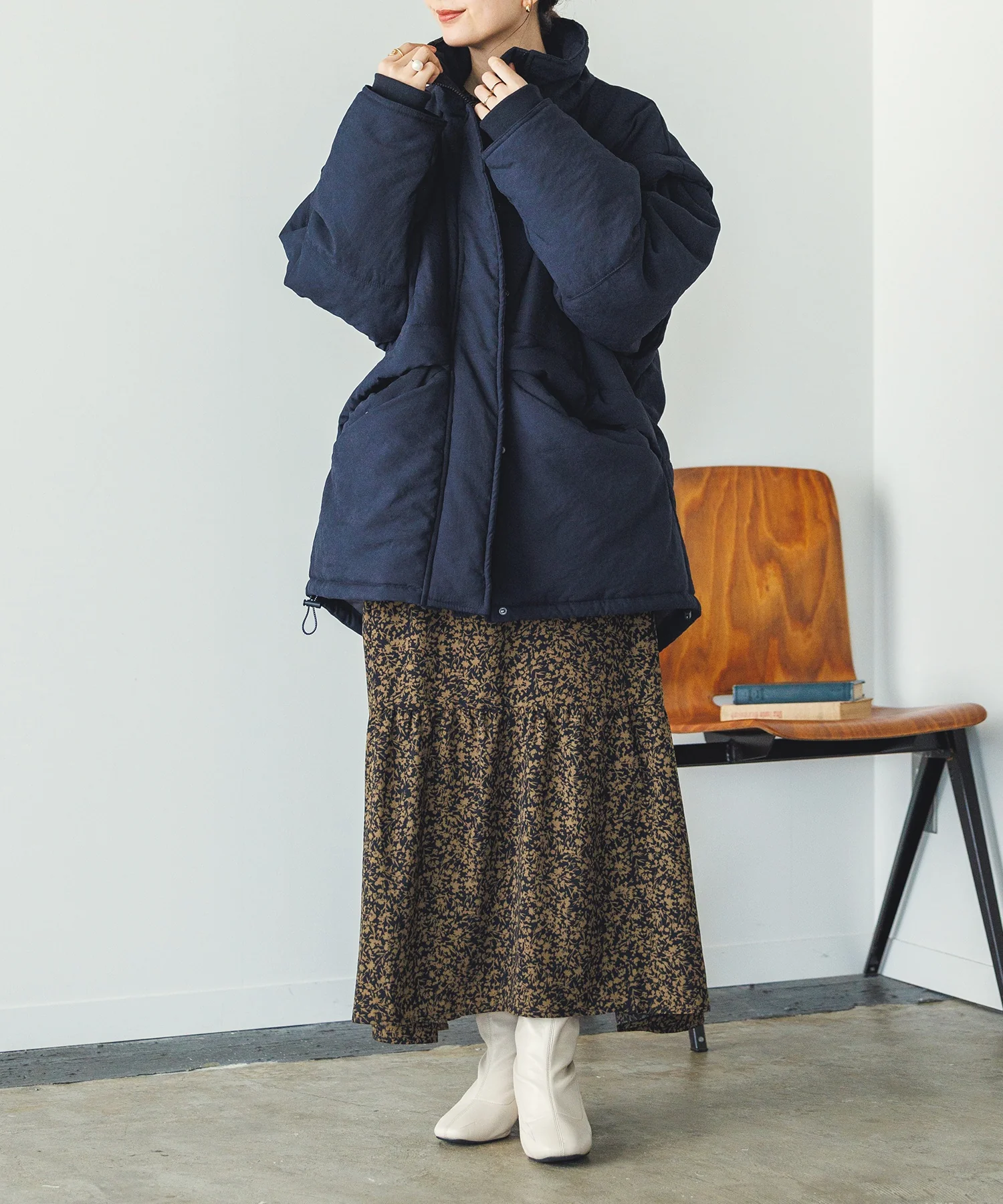 袖取り外しモッズコート