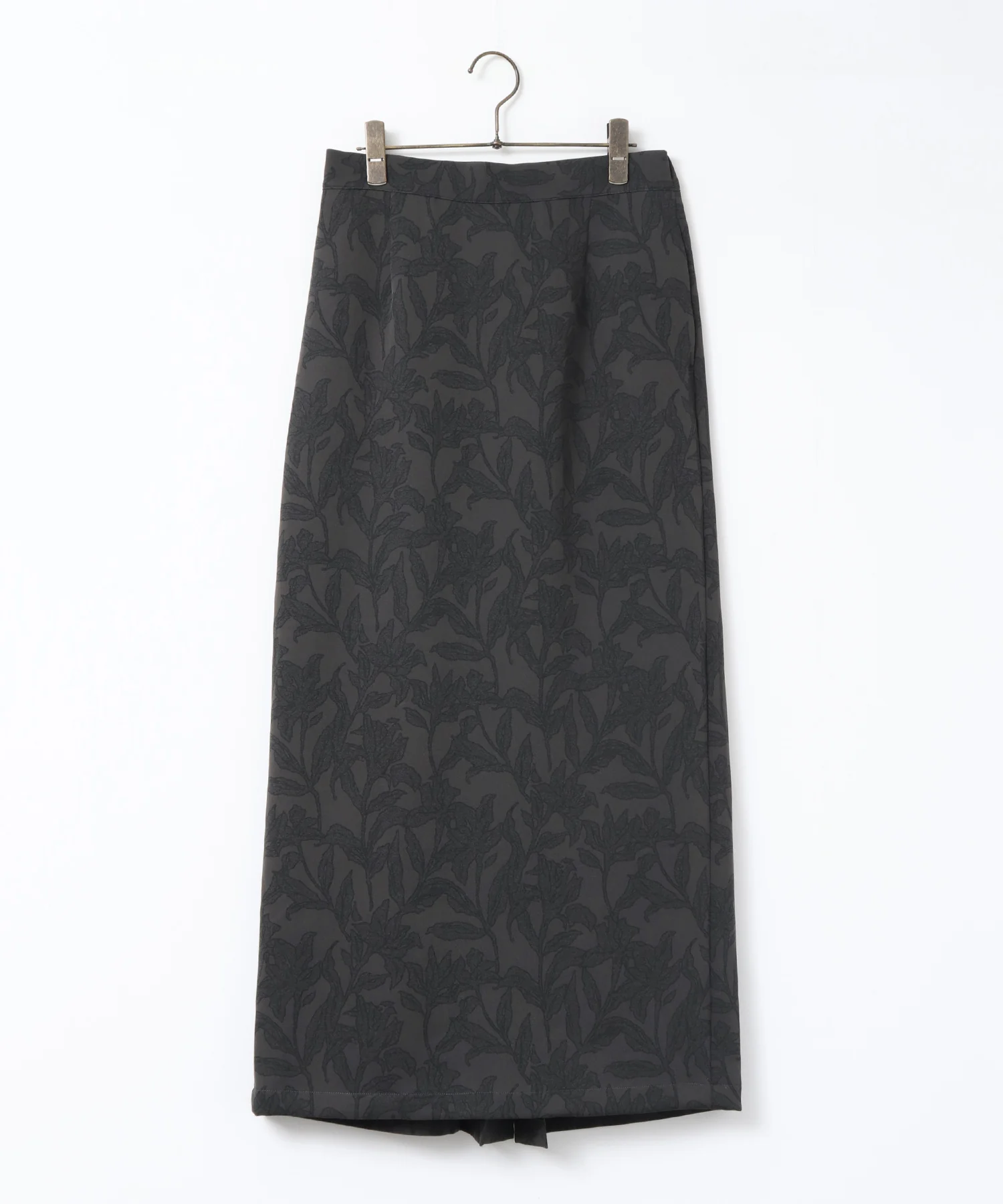 花柄プリント ナロースカート