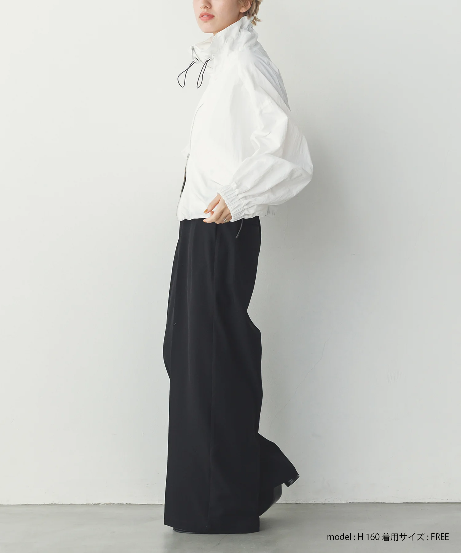 【撥水加工】グログラン ショートブルゾン