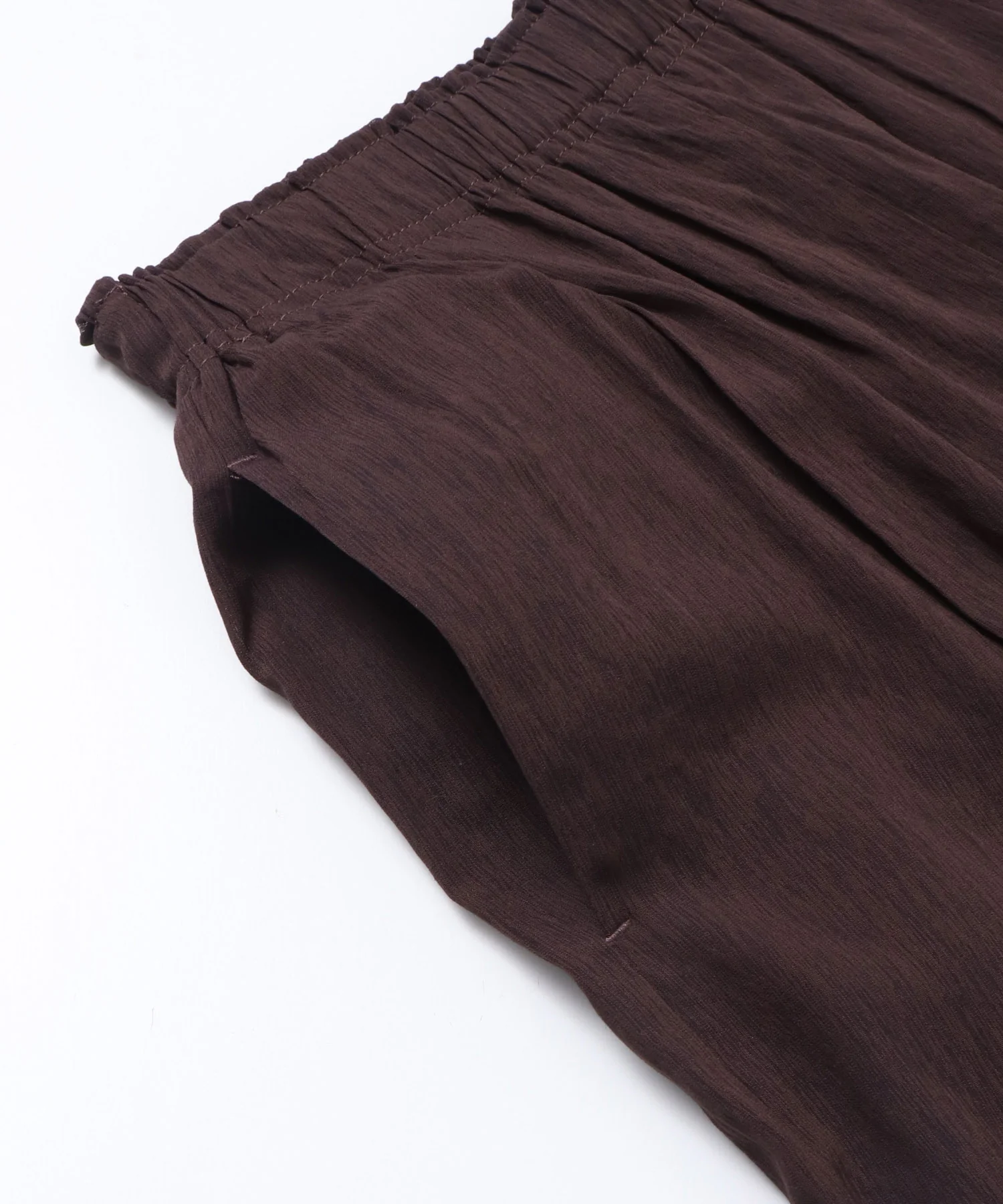 シアー ストレートパンツ