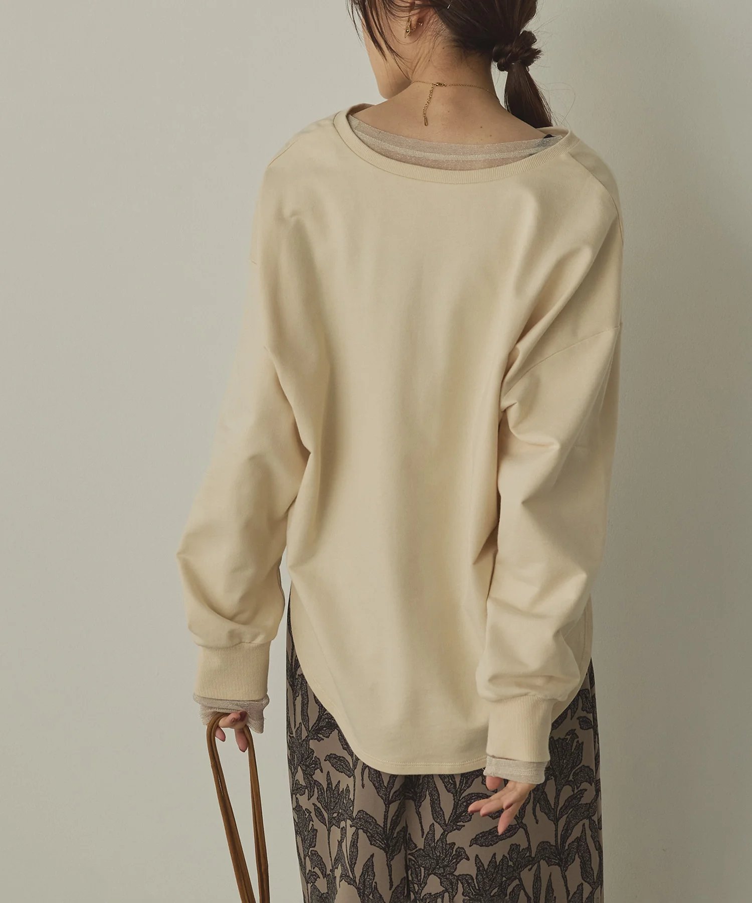 【WEB限定/別注】2WAY ハーフジップスウェット