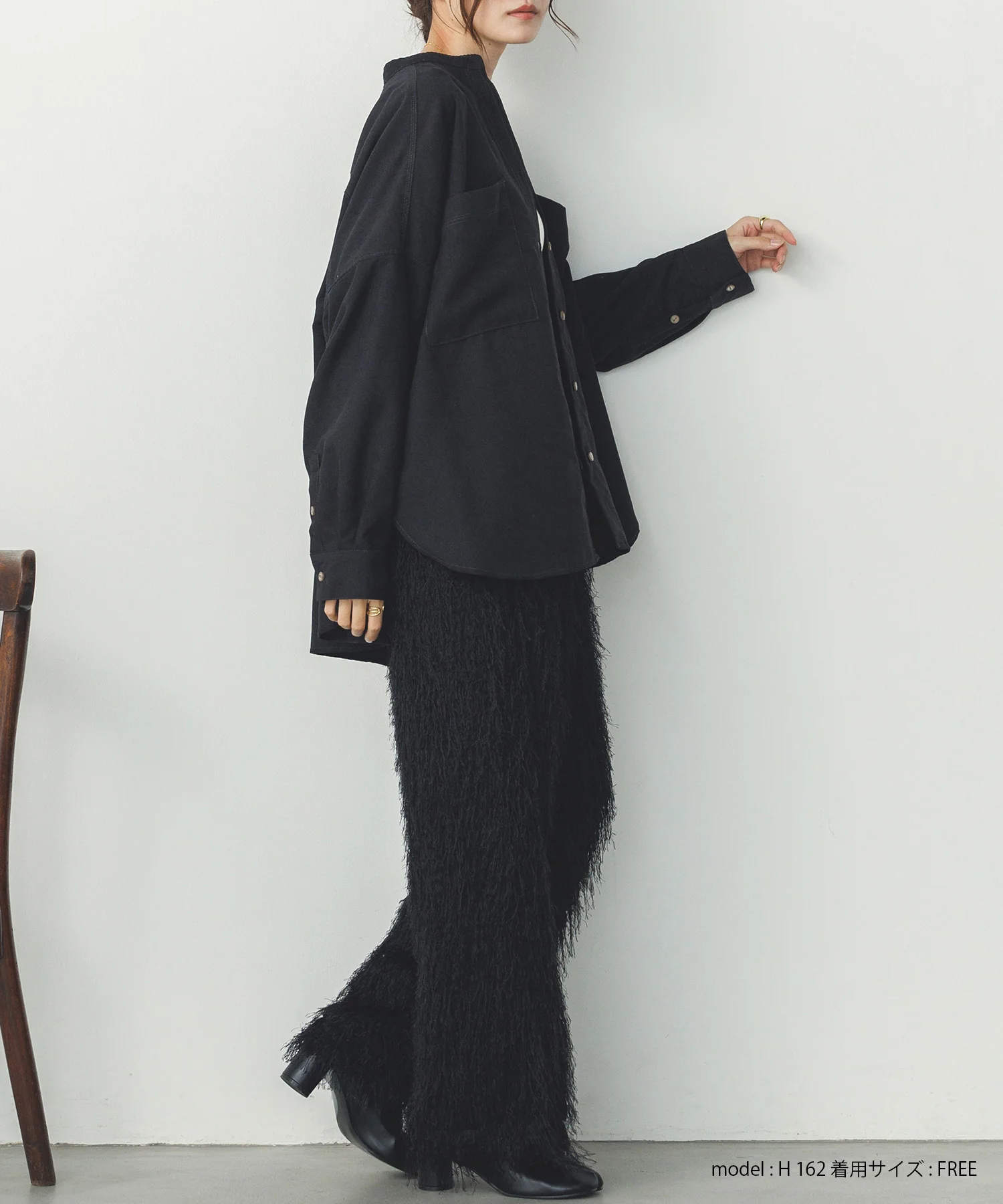 カットジャガード イージーパンツ