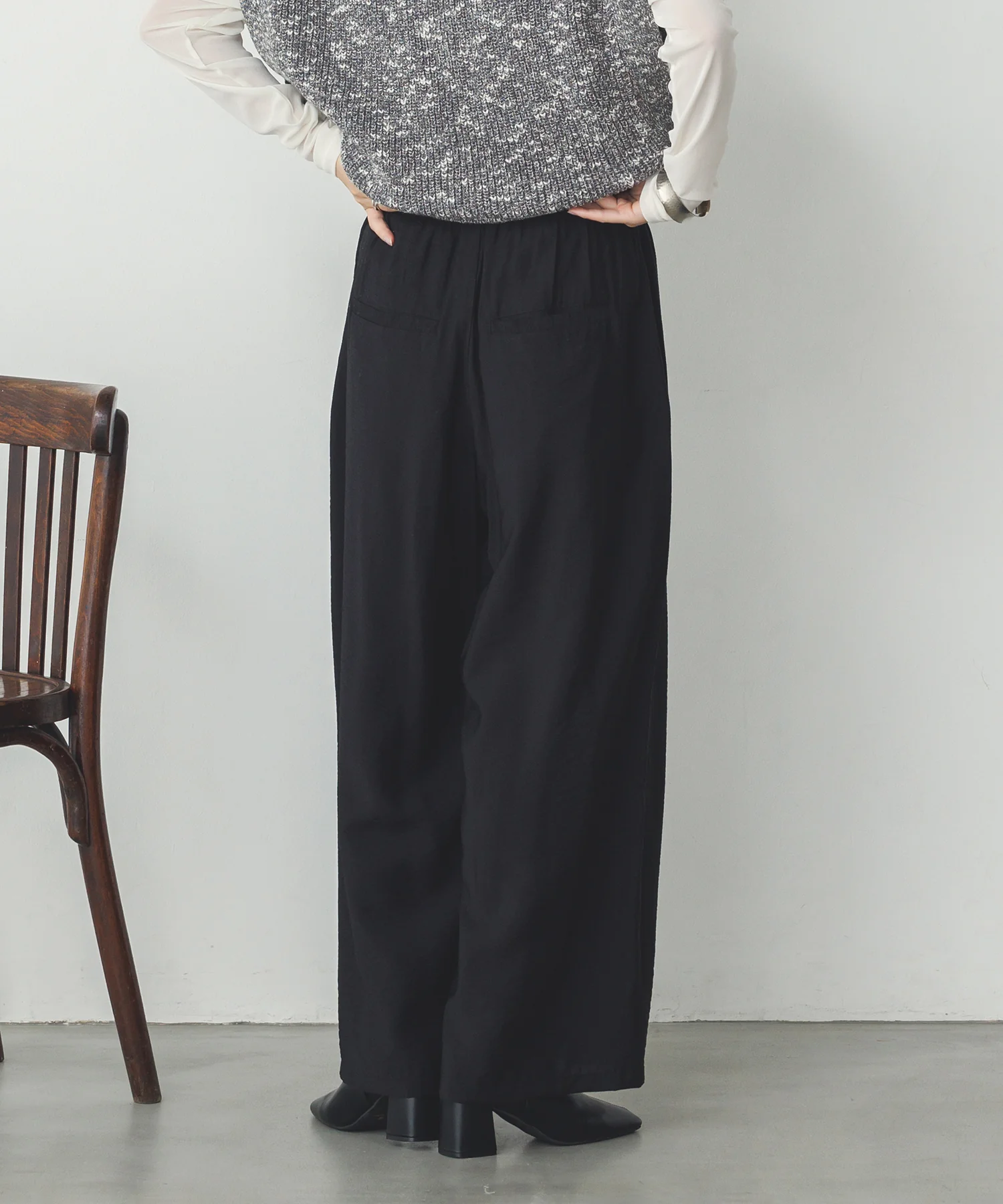 ヴィンテージクロス ワイドパンツ