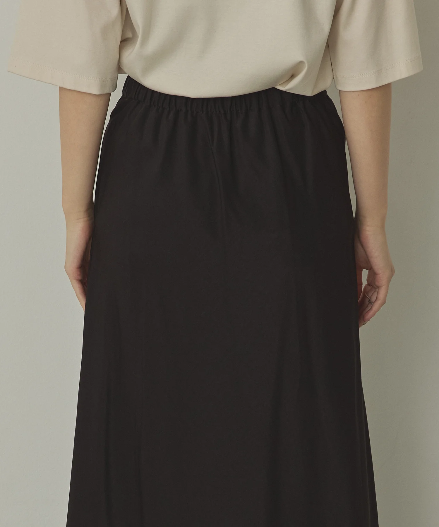 ビンテージサテン ナロースカート