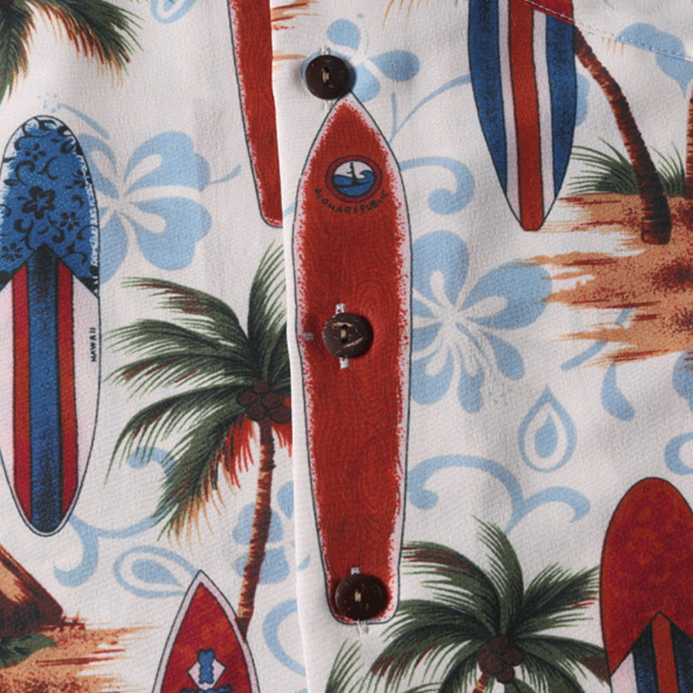 トロピカル総柄アロハシャツ