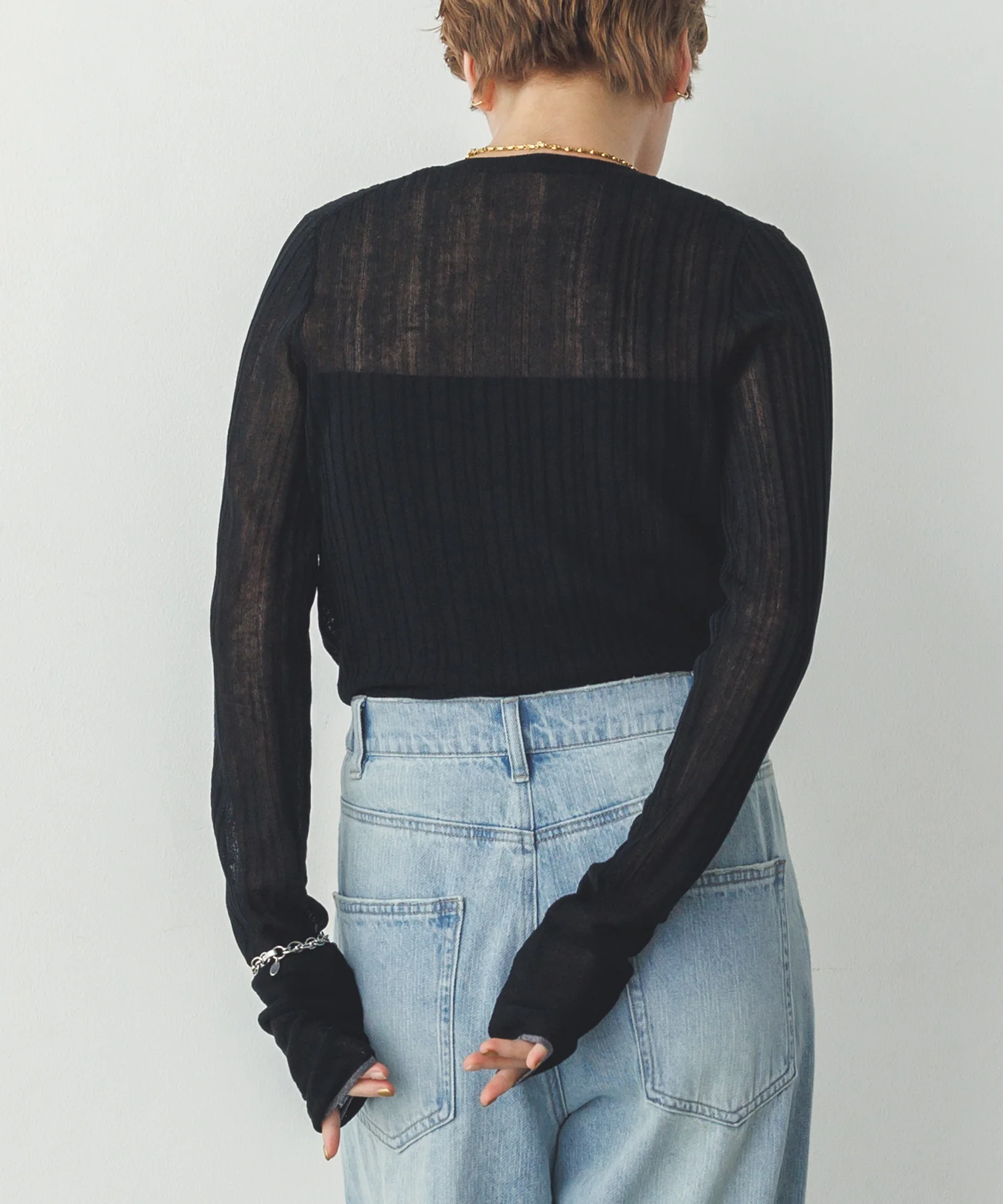 【WEB限定/別注】ランダム リブシアーニット