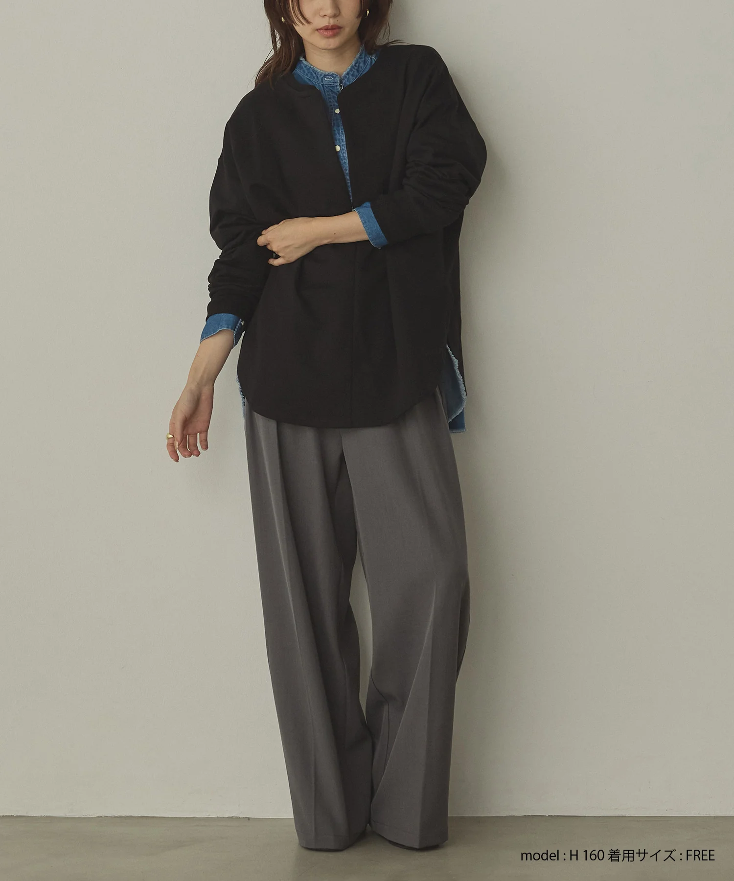 【WEB限定/別注】2WAY ハーフジップスウェット