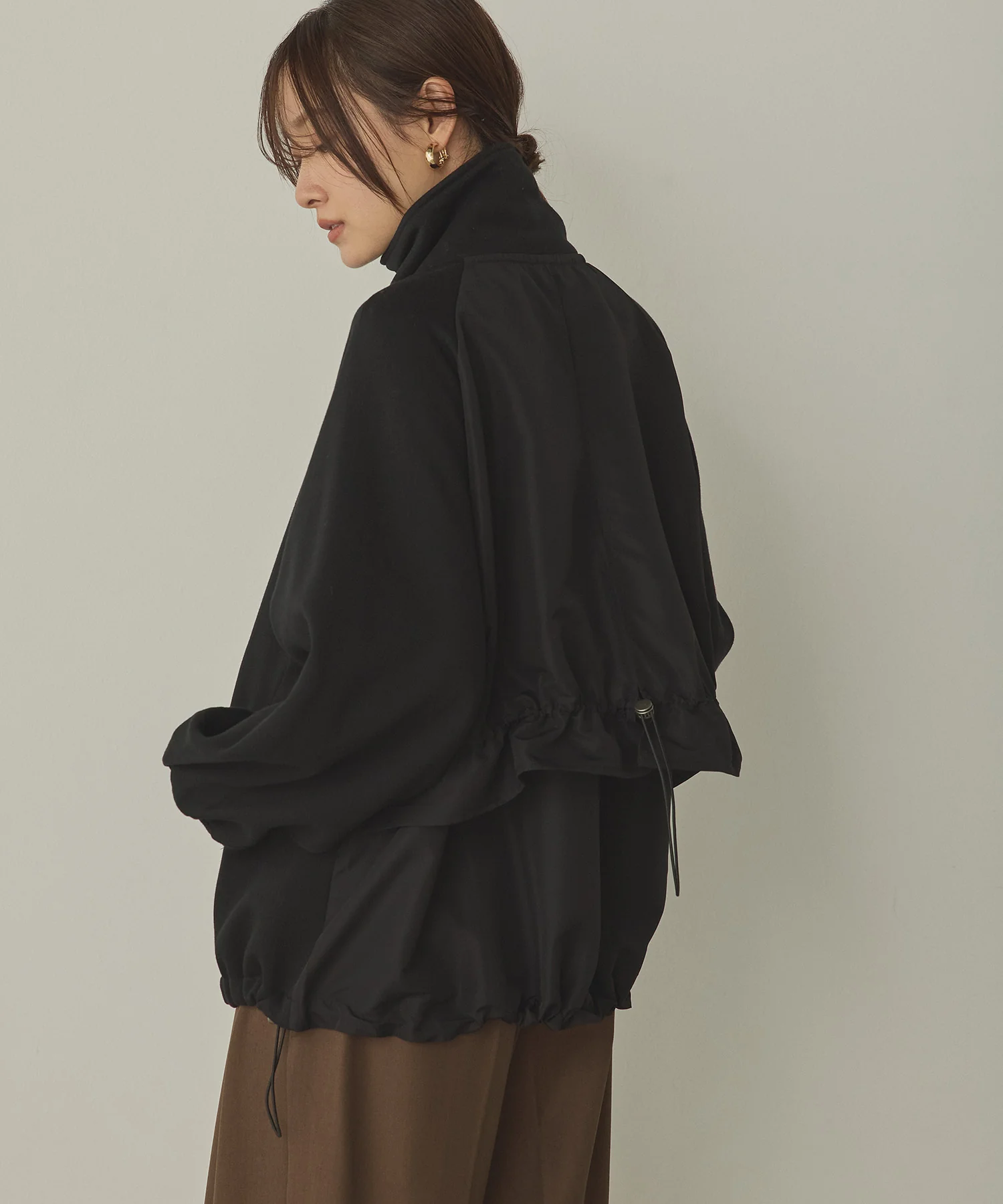 裏起毛 Wジップブルゾン