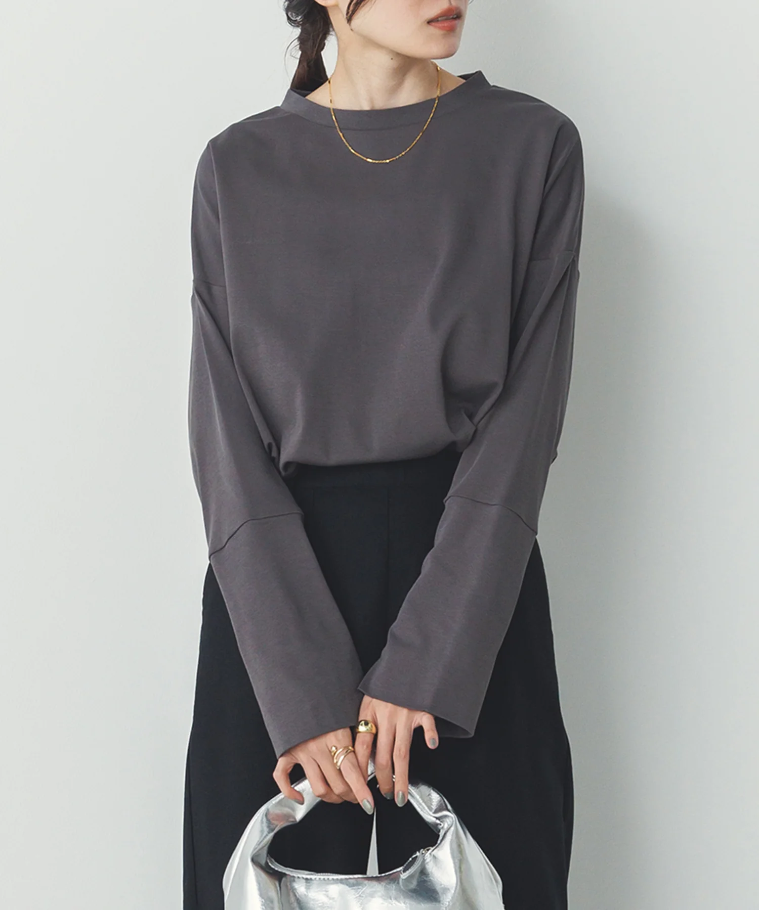 スリーブスリット ロンT