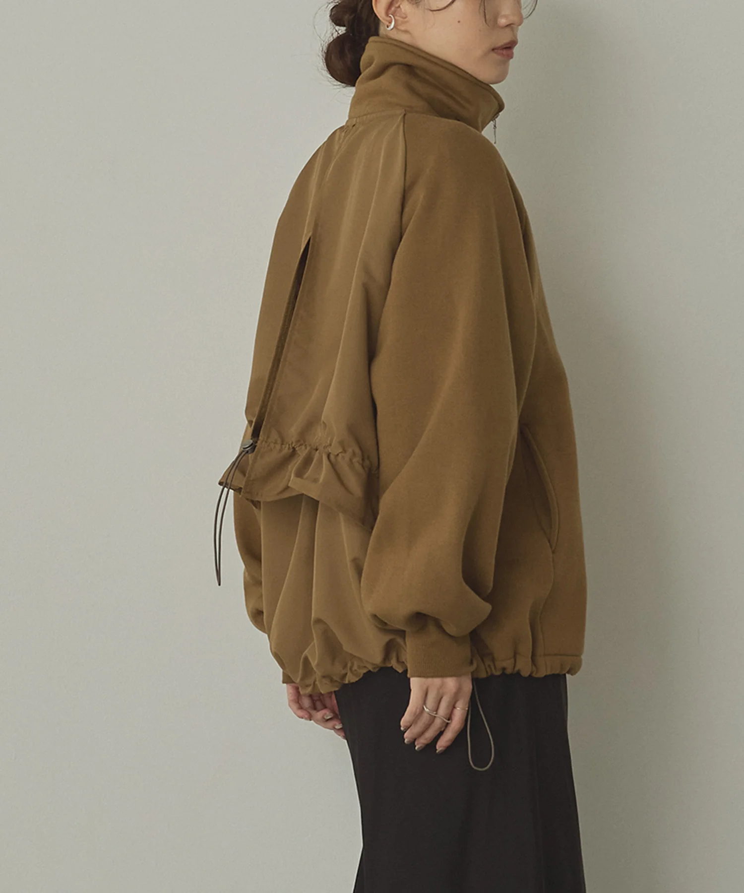 裏起毛 Wジップブルゾン