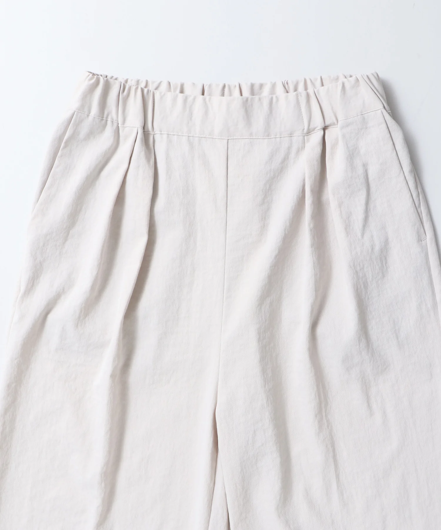 コットンライク気流染め イージーストレートパンツ