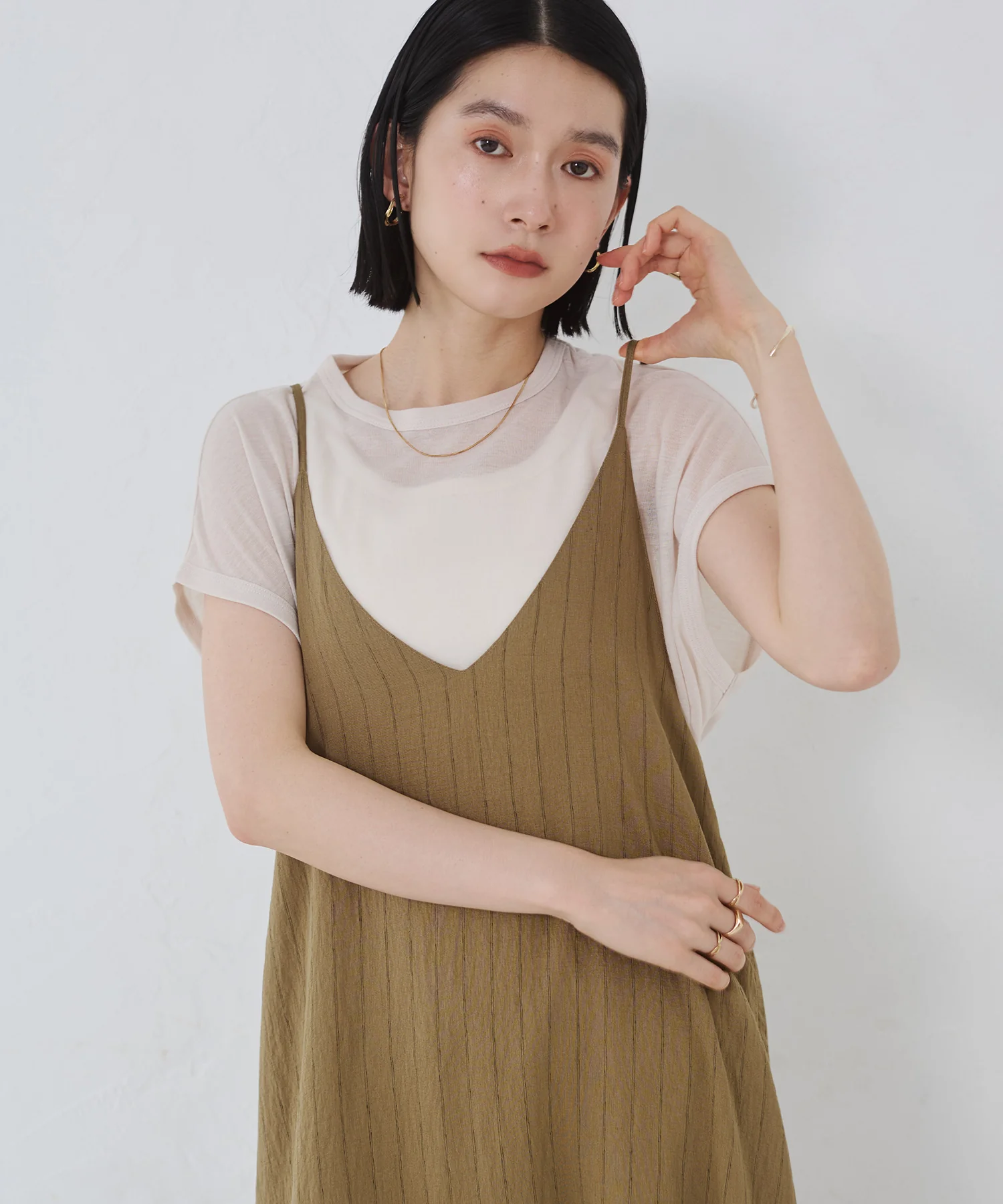 オーバーフレンチ シアーTシャツ